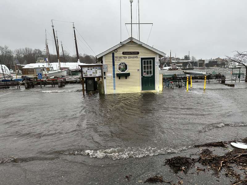 December 2022 storm surge in Camden, Maine