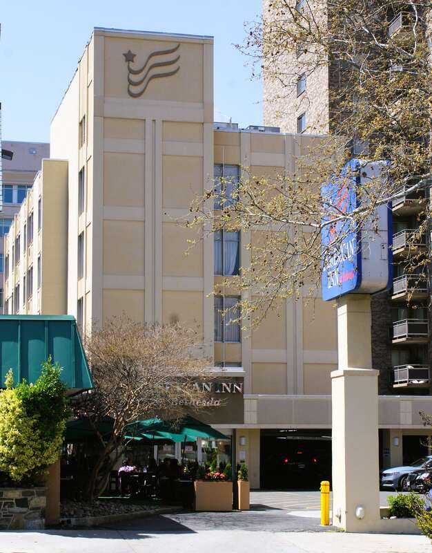 The American Inn of Bethesda in downtown Bethesda, Maryland.