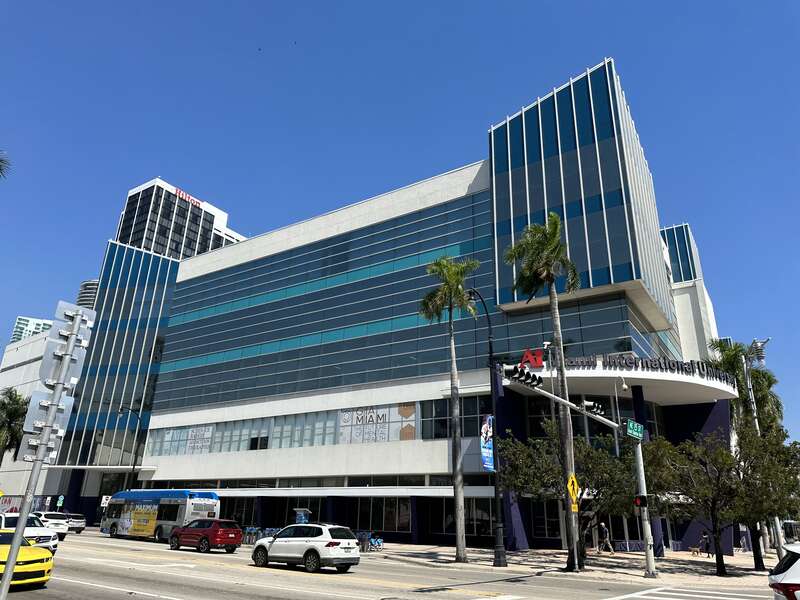 Former Jordan Marsh Flagship Store Omni Mall Downtown Miami, now Miami International University building.