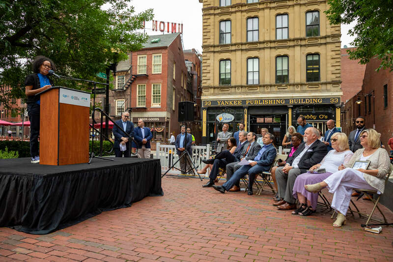 Governor Baker, Boston Mayor Janey highlight new interactive New England Holocaust Memorial experiences with local faith leaders, survivors
&quot;Governor Charlie Baker and acting Boston Mayor Kim Janey join local faith leaders and survivors to highlight
