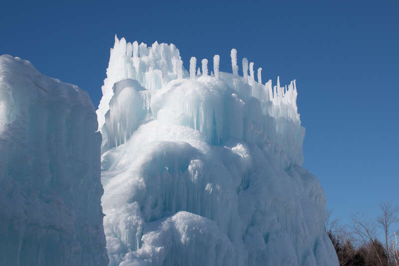 Ice Castles in Lincoln, New Hampshire
