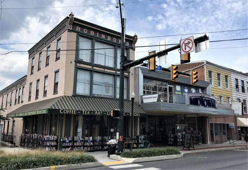 The Midtown Scholar Book Store, located at 1302 North 3rd Street in Harrisburg, Pennsylvania, is in part housed in an old movie theatre.
