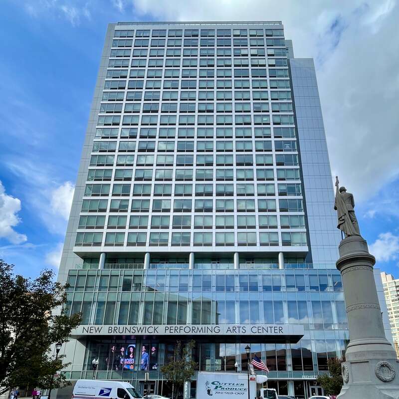 The New Brunswick Performing Arts Center in New Brunswick, New Jersey.