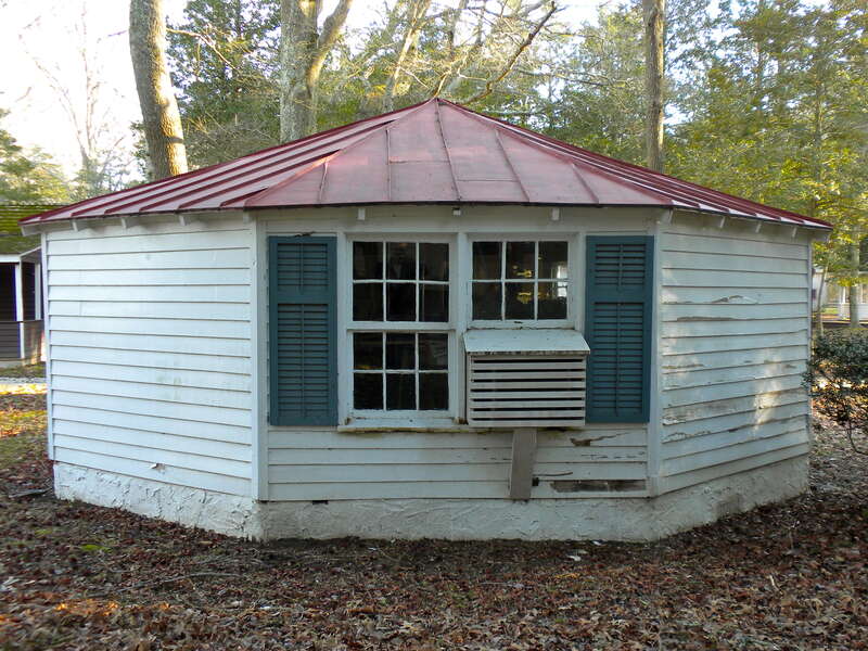 Octagonal Poultry House in Cold Spring, NJ in Cape May County, NJ.  On NRHP - believe it or not.  Now part of the Historic Cold Spring Village and serves as a needlework shop called &quot;The Shepherd's Hook&quot; from June - December At 720 US 9 (Lower