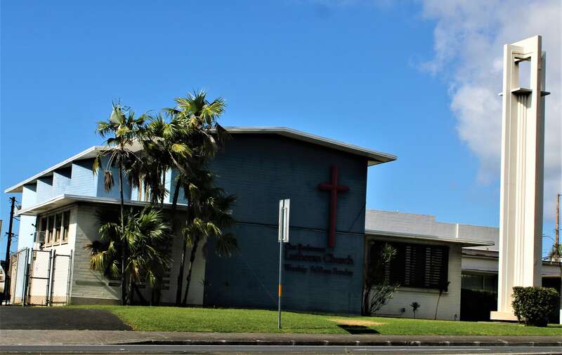 Our Redeemer Lutheran Church (Missouri Synod) on University Avenue in Honolulu, Hawaii.