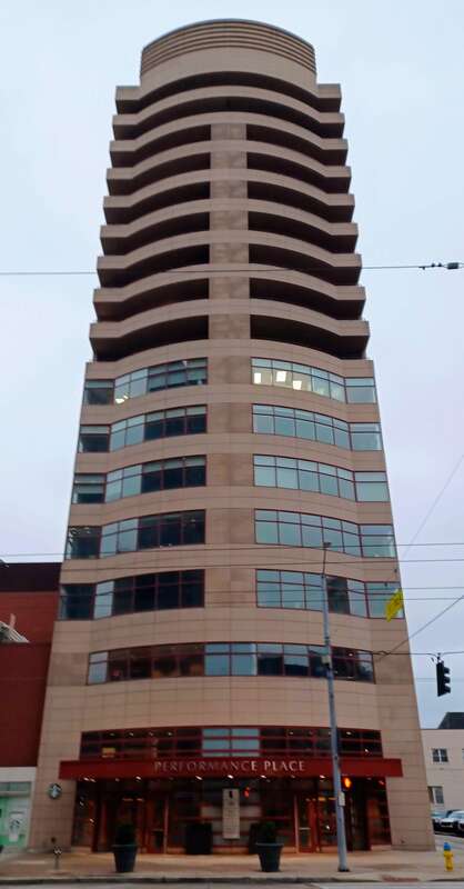 Performance Place, east facade, Dayton, OH