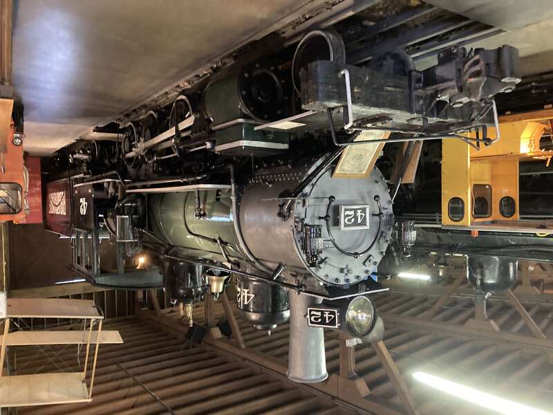 Rio Grande Sothern Locomotive #42 on Display at the D&amp;amp;SNG Museum