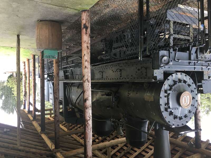 This three 3-Shay was built by Lima in 1930 for an unknown Canadian company. Shipped to the Hofius Steel &amp;amp; Equipment Co., dealer in Seattle, WA, when the original buyer could not complete payment, it went on sale, it was moved to a siding at the