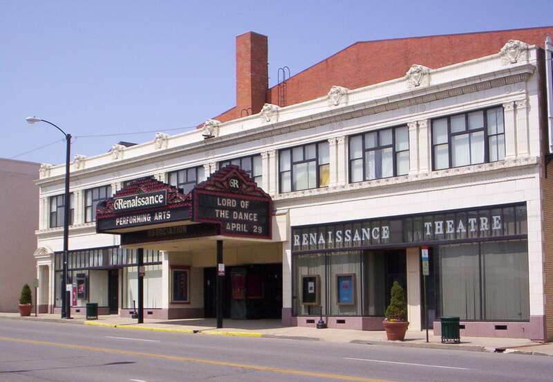 A view of The Renaissance in downtown Mansfield, Ohio, USA.