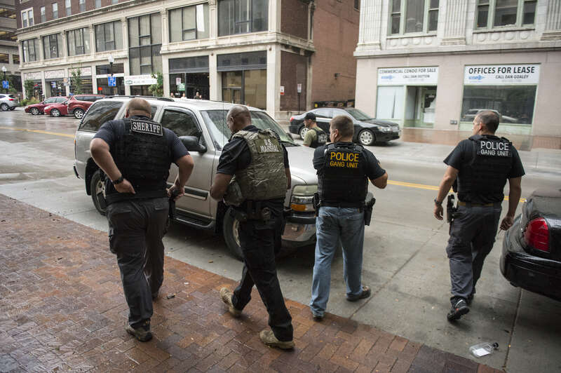 The US Marshals Service, Omaha Police Department and numerous other state and local agencies arrested 208 suspects on felony warrants during Operation Triple Beam, 75 of which were gang members. 101 illegal firearms were taken off the streets,