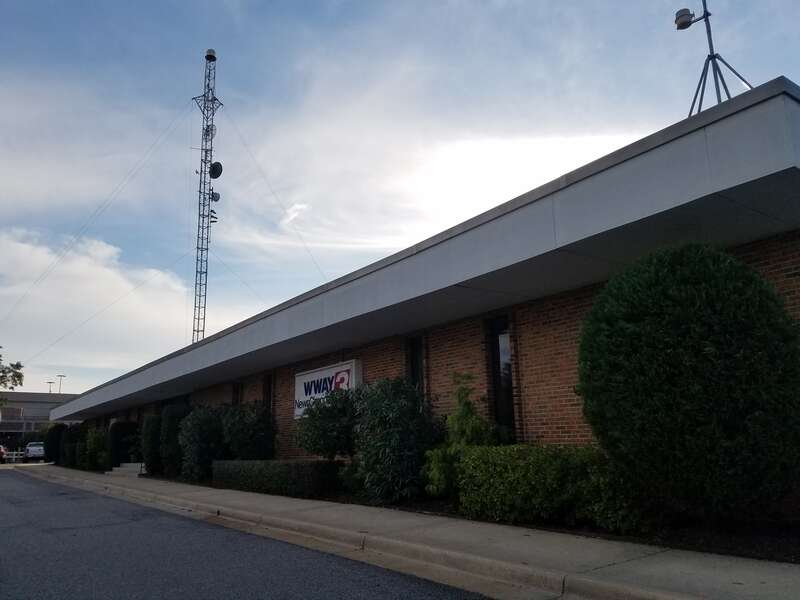 WWAY studios in downtown Wilmington, North Carolina