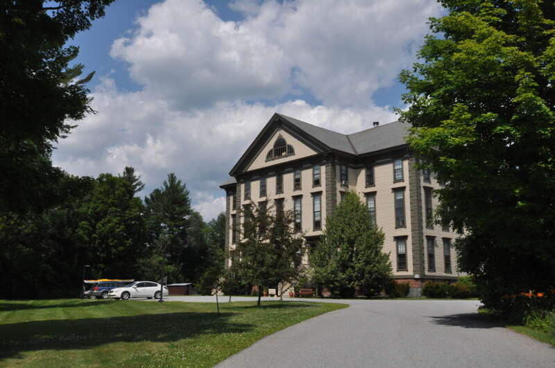 The former Green Mountain Seminary building, Waterbury, Vermont.