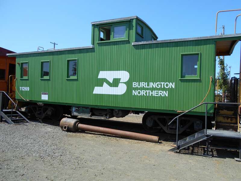 Wooden Caboose railway museum