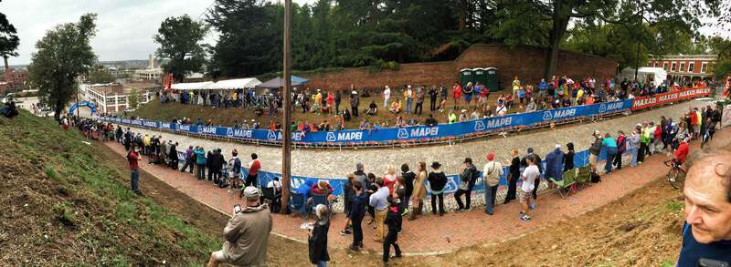 23rd Street cobbled climb. #uci2015rva

2015 UCI Road World Championships in Richmond USA