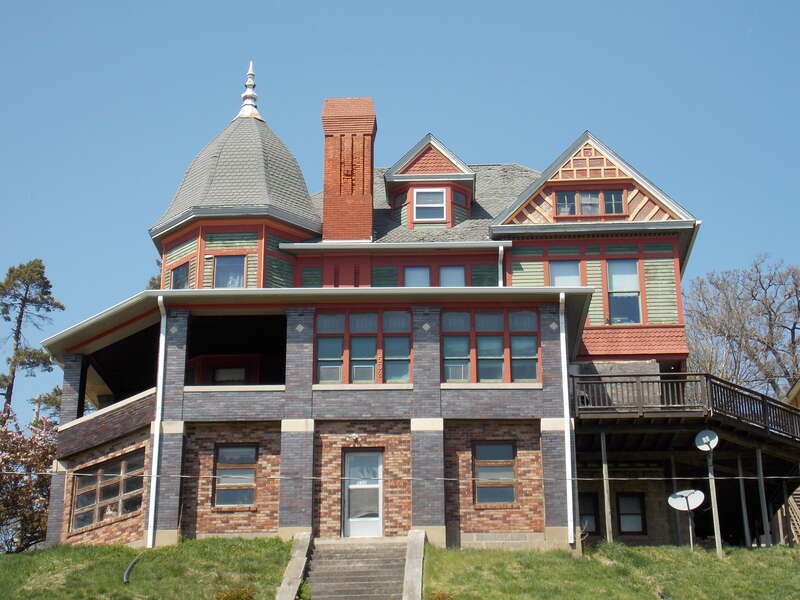 The A. J. Hirschel House in Davenport, Iowa is a contributing property in the Hamburg Historic District.