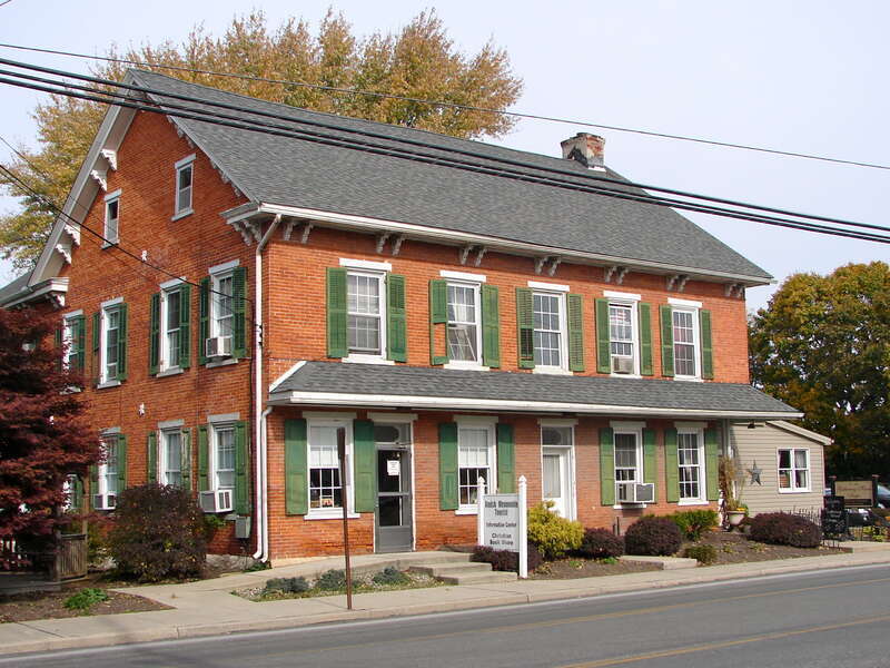 Amish and Mennonite Tourist Information Center in Intercourse, Pennsylvania.