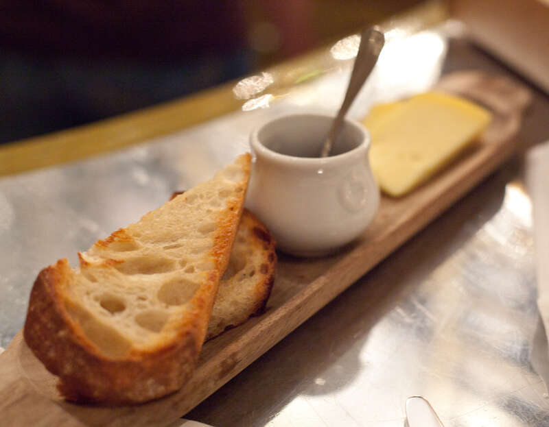 With zinfandel jam and palladin toast.