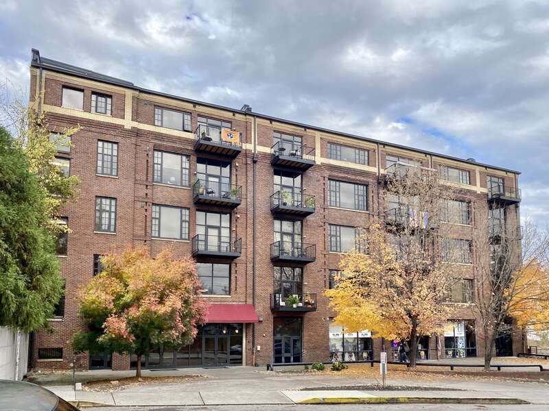 Built circa 1916, this former Candy Factory was built for the South, Littlefield &amp;amp; Steere Company, which operated in the building until 1933.  The building later was utilized as a warehouse for Miller’s Department Store by the mid-1940s, with the