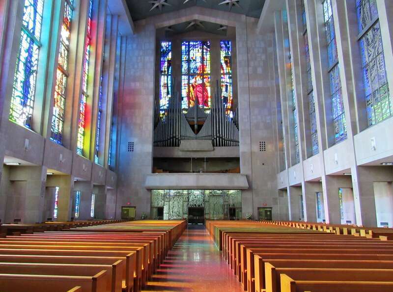 Interior of the Cathedral of Saint Joseph in Hartford, Connecticut.