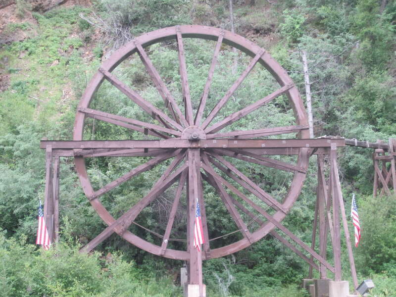 I took photo with Canon camera in Idaho Springs, CO.
