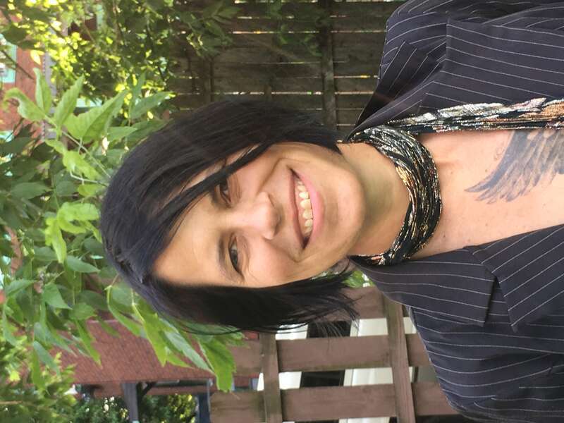 Photo of Cindy Crabb taken by Sarah Danforth, licensed with her permission.