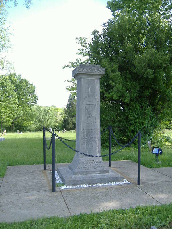 Colored Soldiers Monument in Frankfort of Frankfort