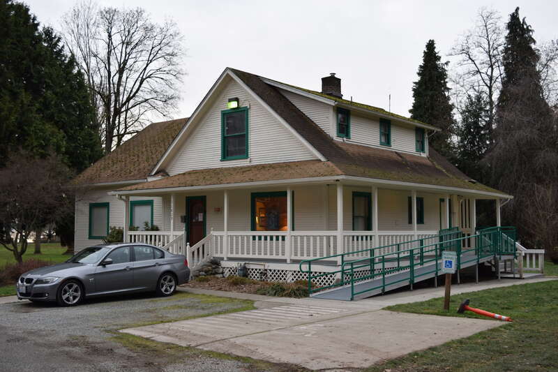 The historic Forbes House at 11829 97th Ave NE, in Juanita Beach Park in Kirkland, Washington