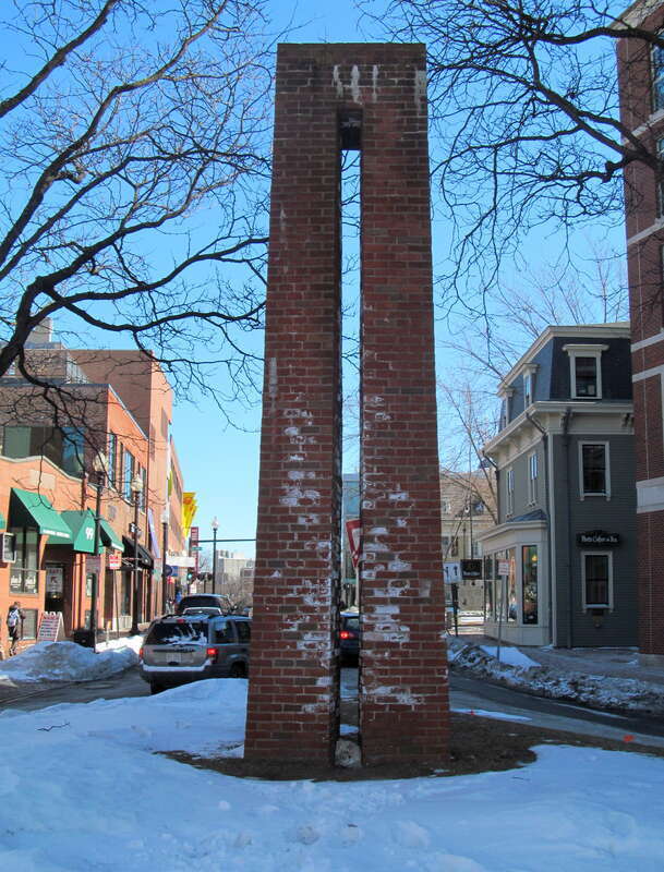 Gateway to Knowledge in Brattle Square in February 2013