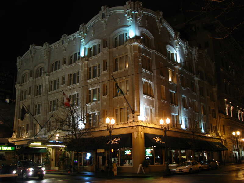 The Governor Hotel in downtown en:Portland, Oregon.  Opened in 1909 as the Seward Hotel, this building carried the name the Governor Hotel from 1931 to 2014, but from 1992 on it was really only one of two buildings that made up the Governor (the east