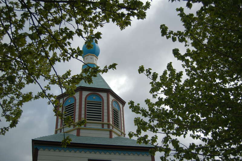 Holy Assumption of the Virgin Mary Russian Orthodox Church in Kenai, Alaska - June 3, 2011.
