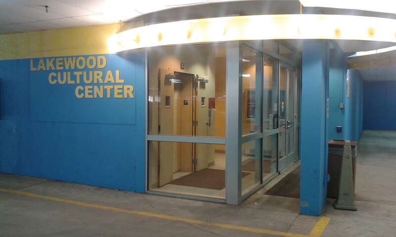 Lakewood Cultural Center, garage entrance