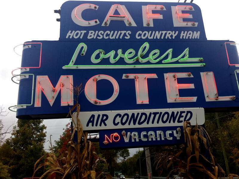 Actually it is a family name and quite the iconic location close to where Marvyn lives.
http://www.lovelesscafe.com/