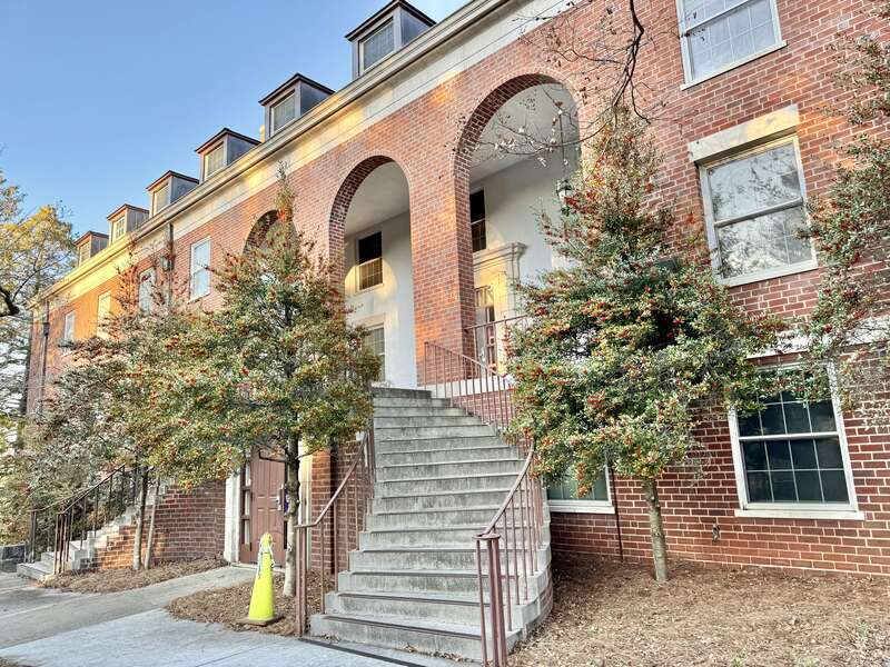 This is the second building on the Western Carolina University to be named for Robert Lee Madison, whom founded the institution at Cullowhee, North Carolina in 1889. Constructed in 1939, the building was designed by Asheville-based architect Ronald