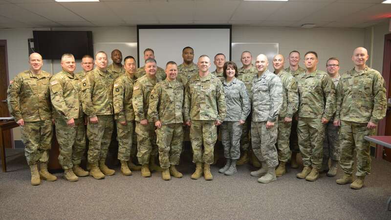 The Soldiers of the 34th Red Bull Infantry Division had a unique opportunity to speak with one of the U.S. Army’s five Muslim chaplains April 7-10, 2017. U.S. Army Chaplain (Lt. Col.) Khallid Shabazz, I Corps deputy command chaplain, travelled from