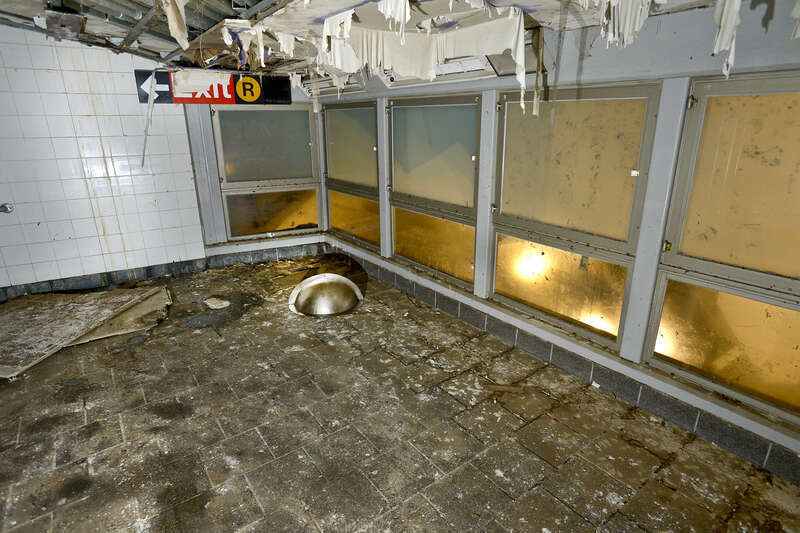 The South Ferry subway station was heavily damaged by flooding from seawater during Hurricane Sandy's storm surge.

Photo: Metropolitan Transportation Authority / Patrick Cashin.