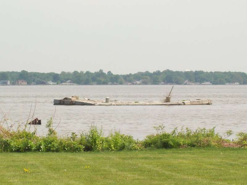 New Castle Ice Piers, May 2010
