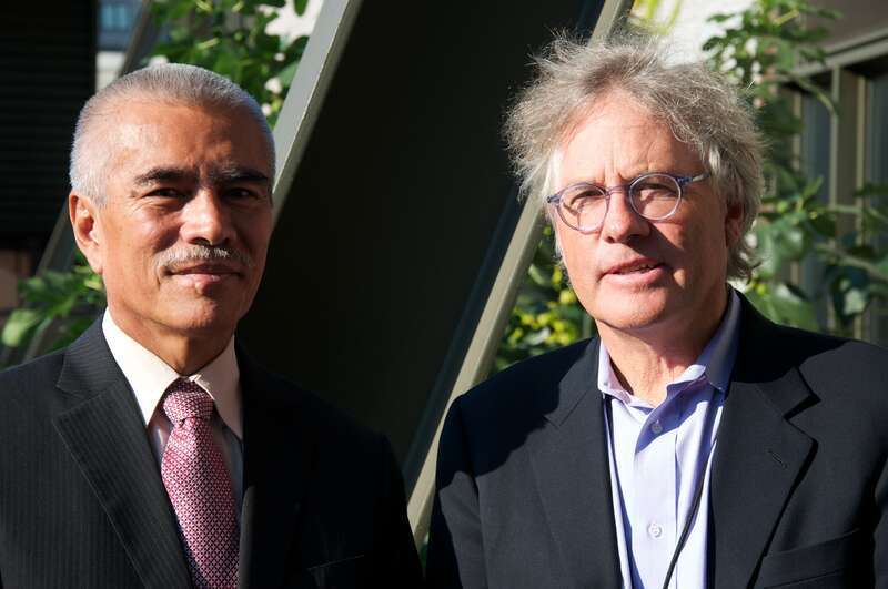 President Anote Tong and Spencer Beebe