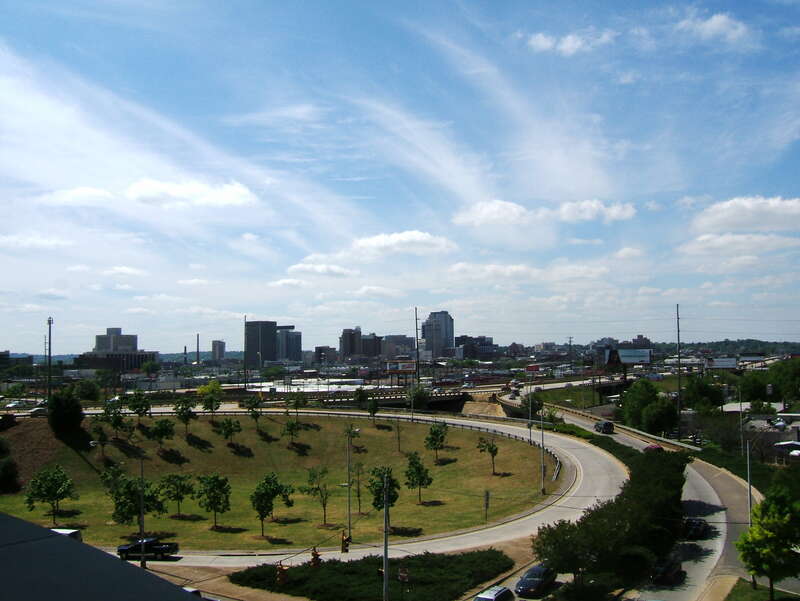on/off ramp to Red Mt. Expressway