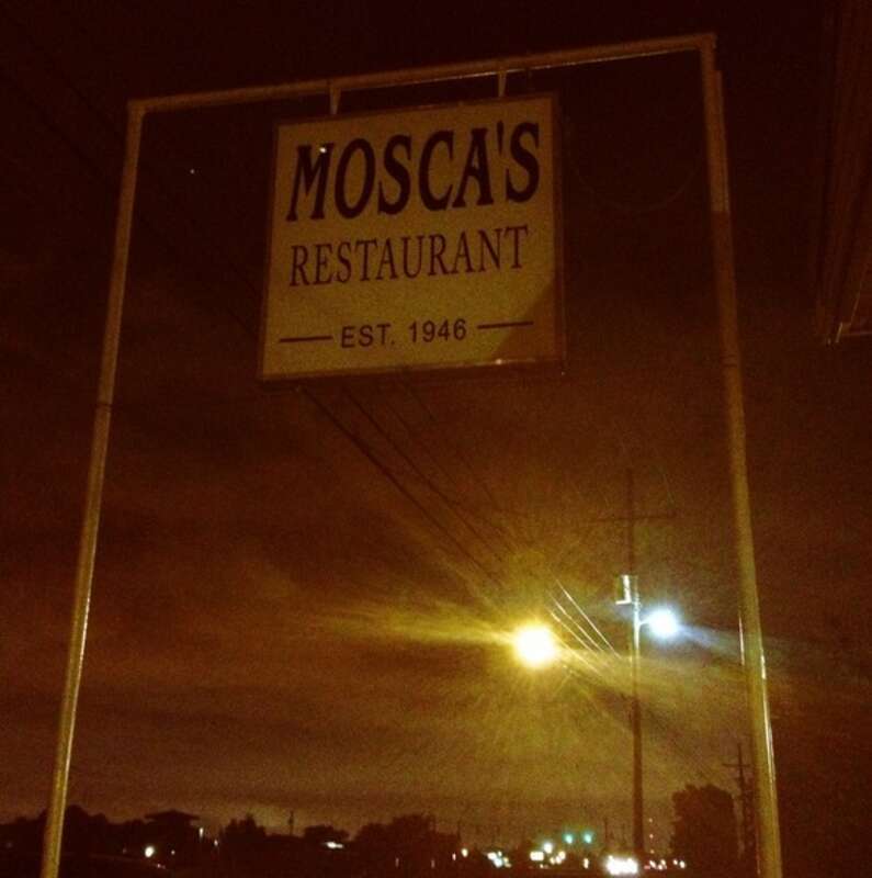 Mosca's, good solid Italian food on the road in Westwego, Louisiana. April 2013.