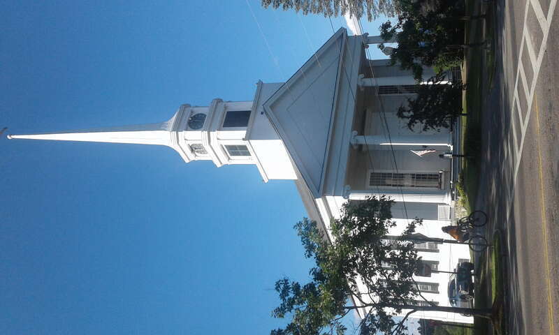 Stowe Community Church in Stowe, Vermont.