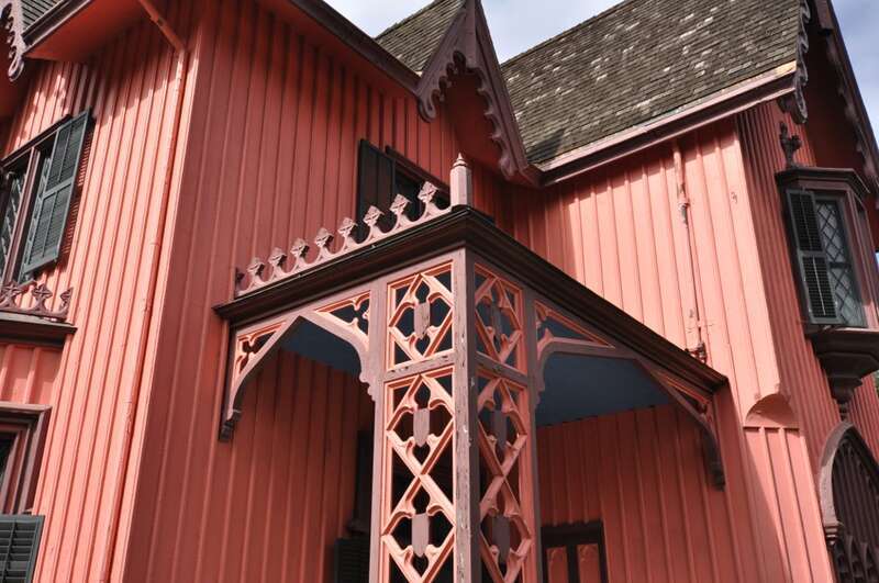 Henry C. Bowen House, aka Roseland Cottage, Woodstock, Connecticut. Gingerbread detail.