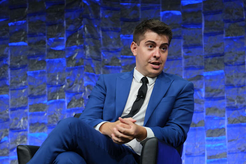 Libertarian Party Campaigns Advisor Apollo Pazell speaking on a panel at FreedomFest 2021 at the Rushmore Plaza Civic Center in Rapid City, South Dakota