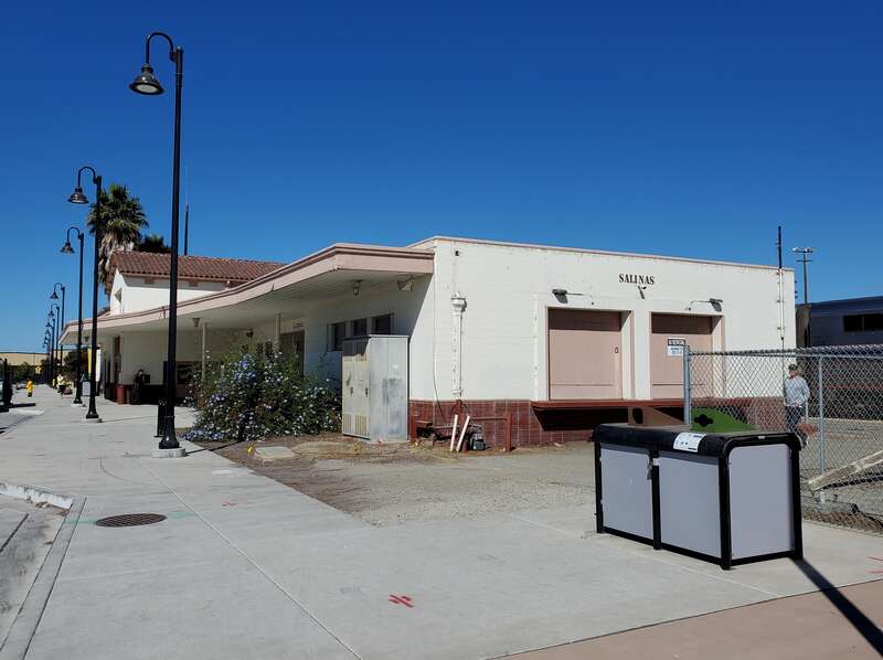 The east end of Salinas station in October 2021