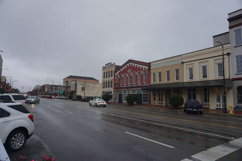 Broad Street in Selma, Alabama (United States).