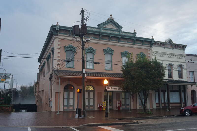 The Selma Times-Journal building in Selma, Alabama (United States).