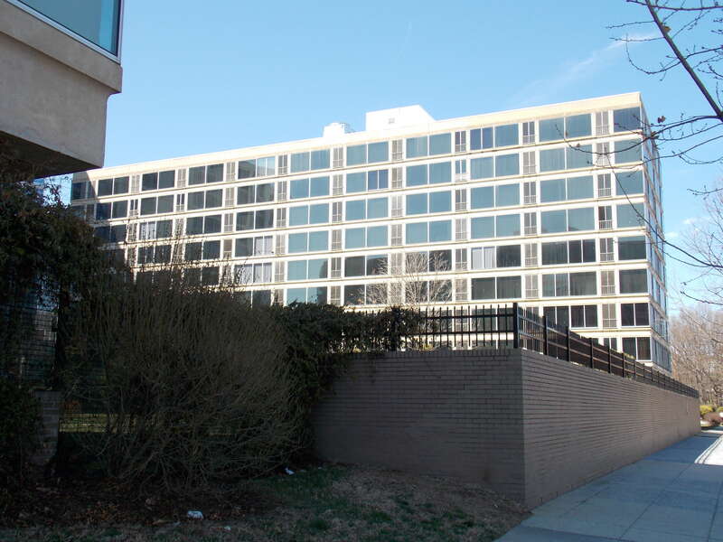 Town Center East at 1001 3rd St., SW, Washington, D.C. is listed on the National Register of Historic Places.