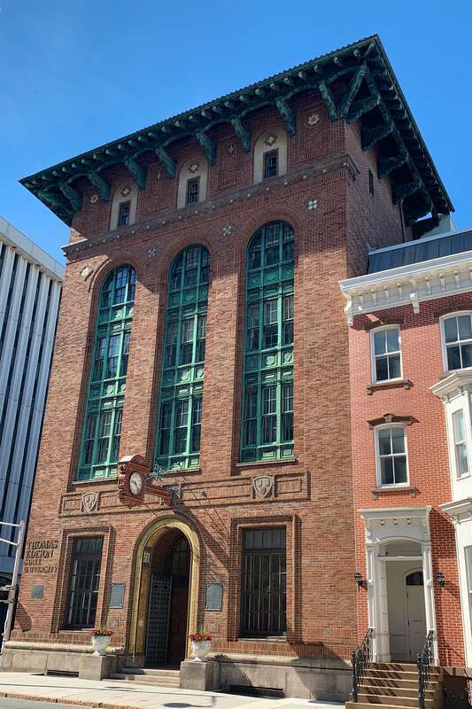 The Kelsey Building, originally known as the School of Industrial Arts, in Trenton, New Jersey. Now used by Thomas Edison State University. Key contributing property of the State House Historic District.
