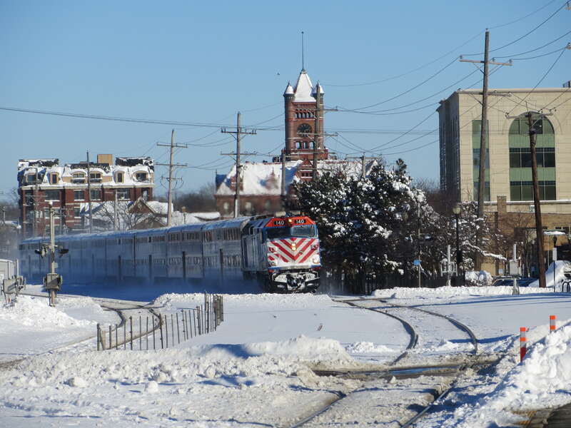 20150202 11 Metra, Wheaton, Illinois
