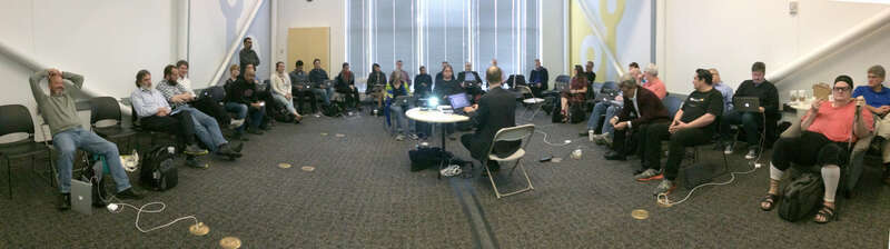 A pano of the crowd at at VRM Day