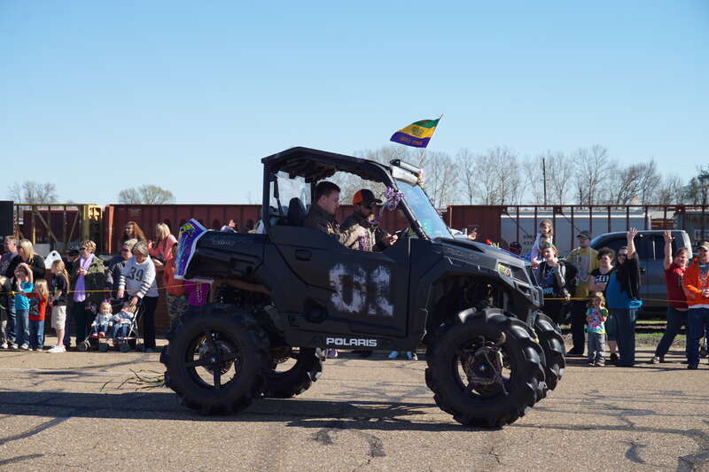 A Polaris General in the 2017 Texarkana Mardi Gras Parade in Texarkana, Arkansas (United States).